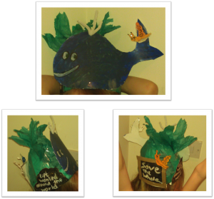 Snail and The Whale Hat for World Book Day