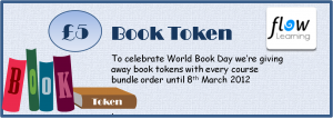 Free Book Token with each e-learning bundle - World Book Day